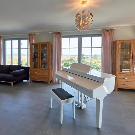 Venkovský dům Max In Moritzdorf - Luxus Unter Reet Mit Seeblick, Kamin, Sauna *