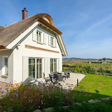 Venkovský dům Max In Moritzdorf - Luxus Unter Reet Mit Seeblick, Kamin, Sauna *